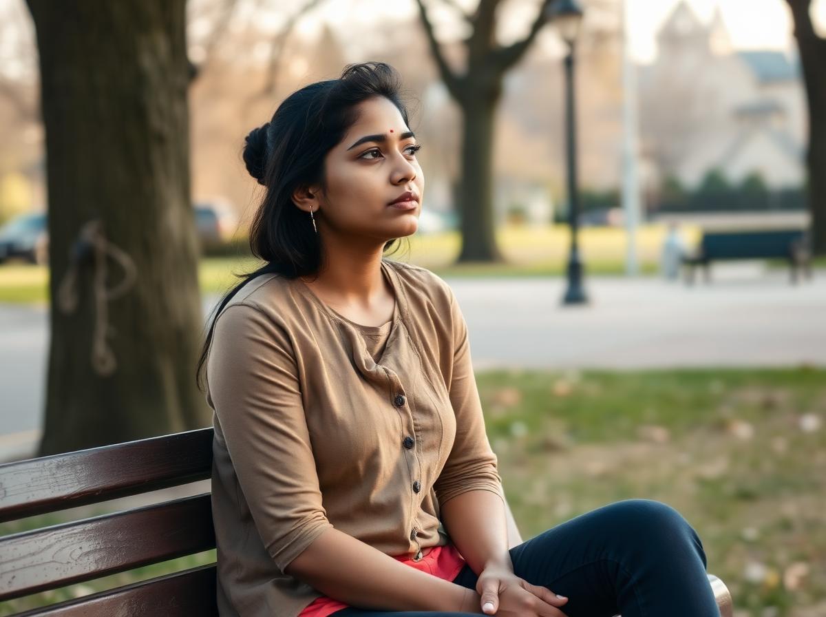 Young woman pausing to catch her breath