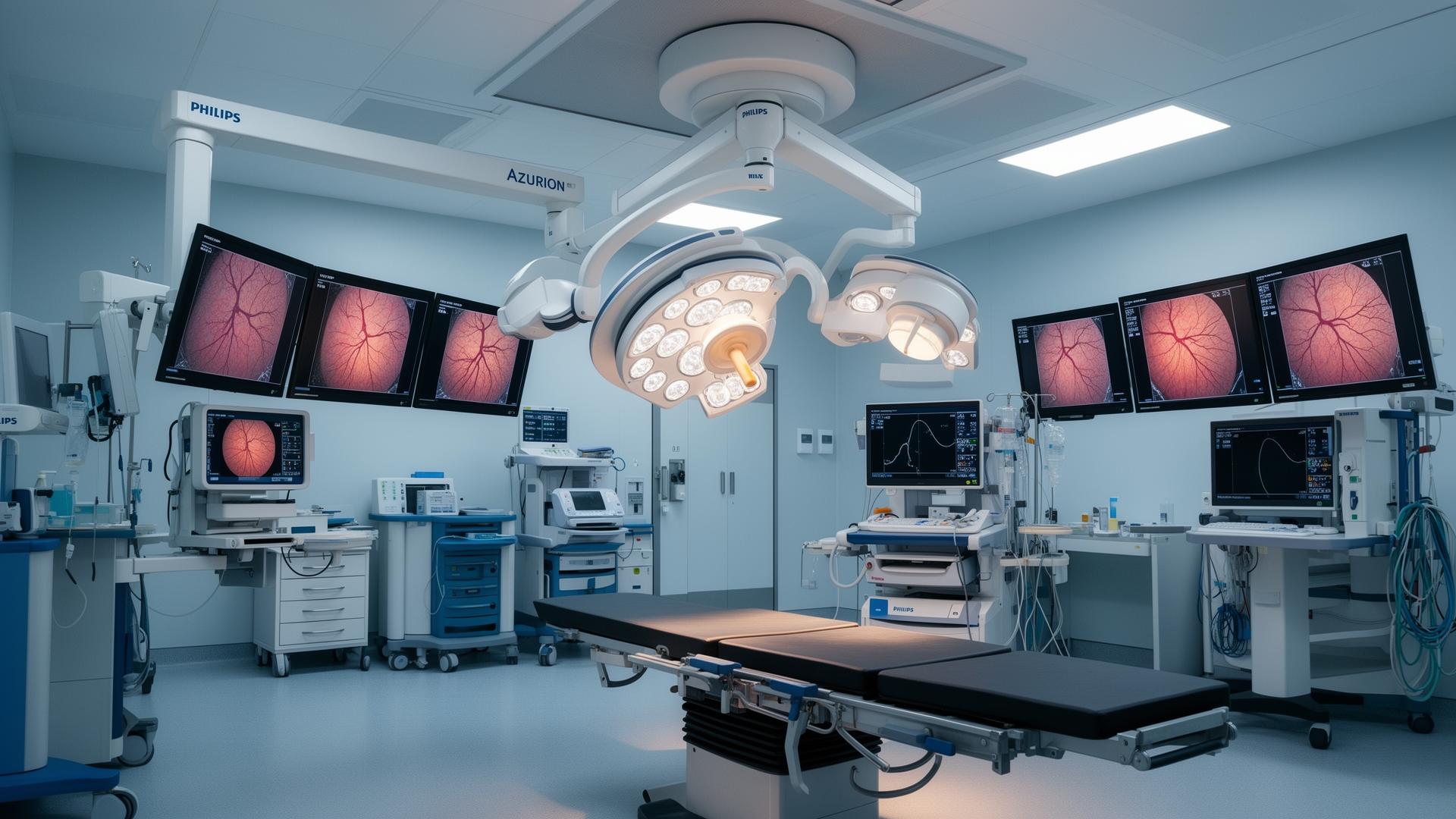 Modern cathlab with Philips Azurion angiography system
