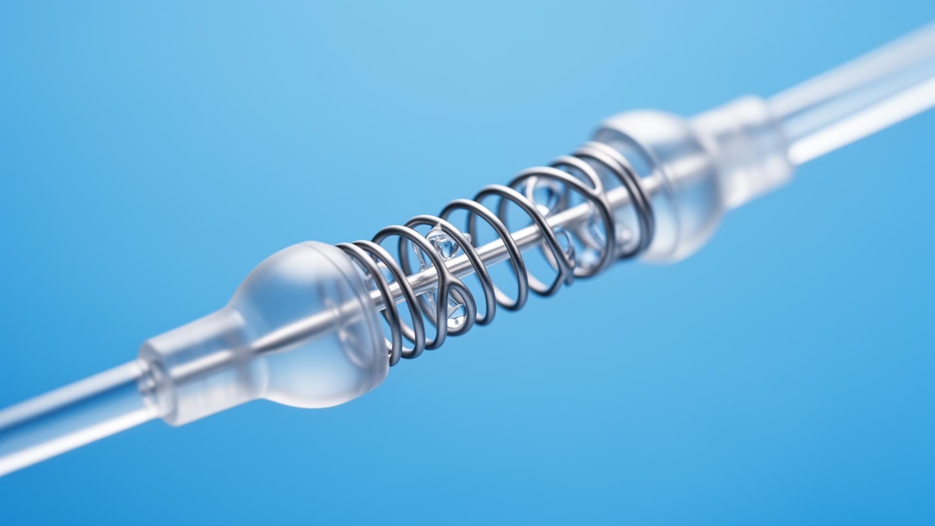 Drug-eluting coronary stent on a balloon catheter